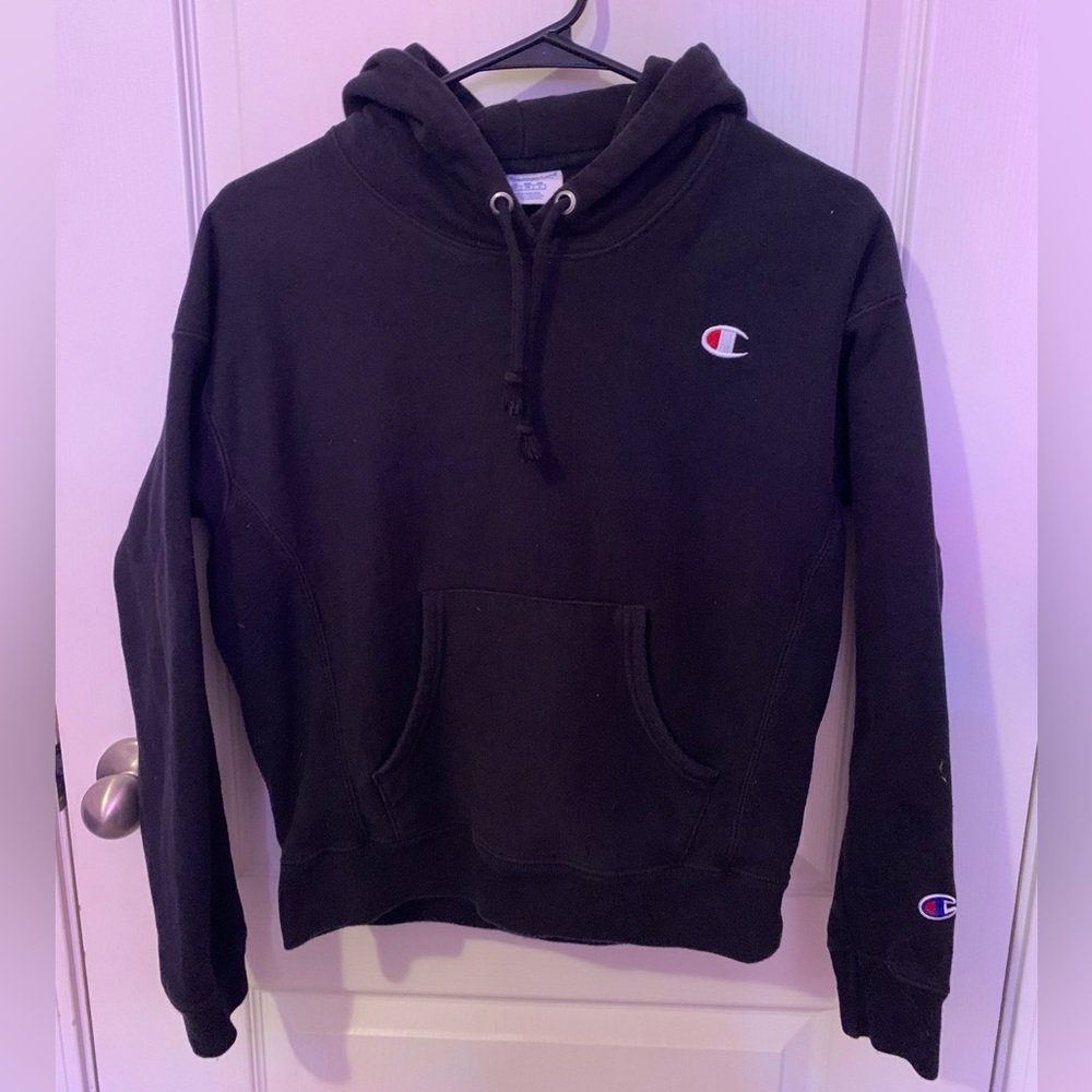 Urban Outfitters Champion Reverse Weave Black Hoodie